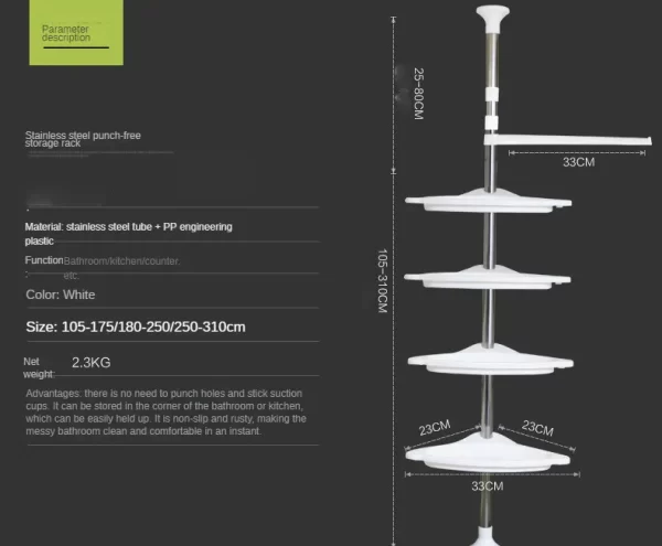 Esquinero de baño 2.6 M - Imagen 2