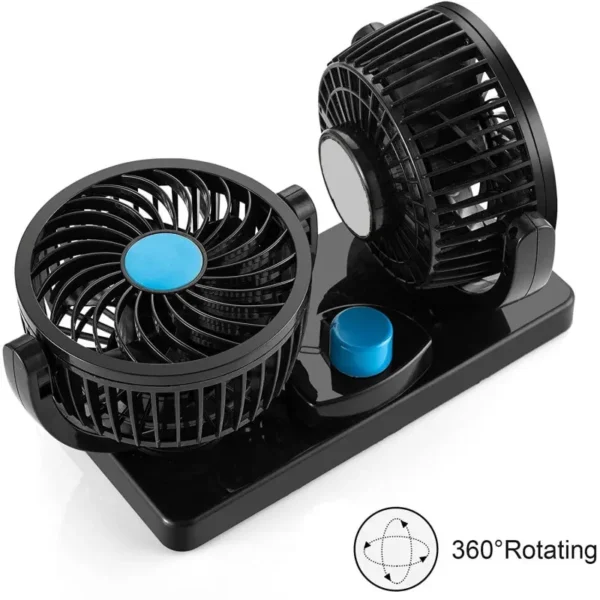 VENTILADOR DE CARRO 2 CABEZAS - Imagen 3