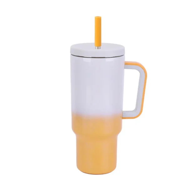 VASO TÉRMICO CON EMPUÑADORA & PAJA 1200ml - Imagen 3
